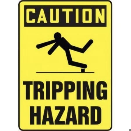 Accuform OSHA CAUTION SAFETY SIGN TRIPPING MSTF666XP MSTF666XP